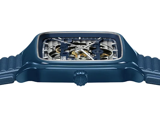 Rado True Square Gent Automatic Skeleton L Blue Ceramic R27178205