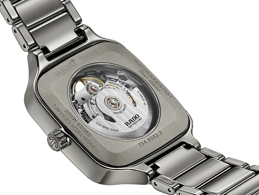 Rado True Square Gent Automatic Skeleton L Plasma Ceramic R27125152