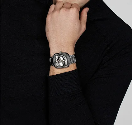 Rado True Square Gent Automatic Skeleton L Plasma Ceramic R27125152