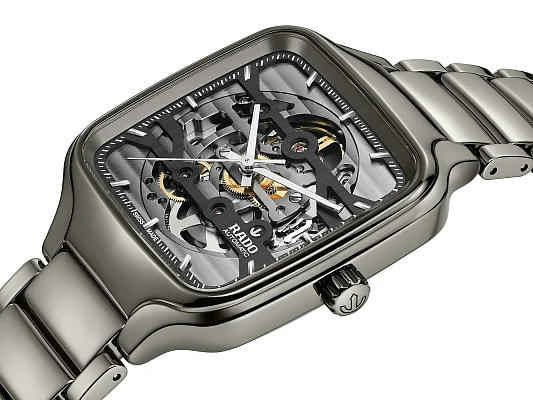 Rado True Square Gent Automatic Skeleton L Plasma Ceramic R27125152