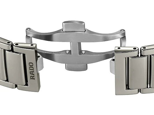 Rado True Square Gent Automatic Skeleton L Plasma Ceramic Diamonds R27083712