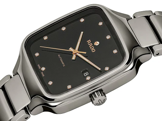 Rado True Square Gent Diamonds Automatic L Plasma R27077702