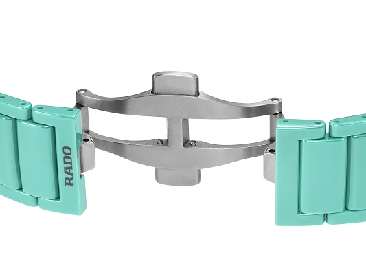 Rado True Square Lady Automatic Skeleton L Ceramic Diamonds R27176712