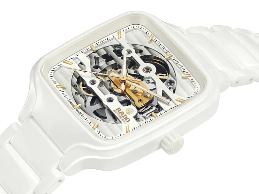 Rado True Square Lady Automatic Skeleton L Plasma Ceramic R27126012