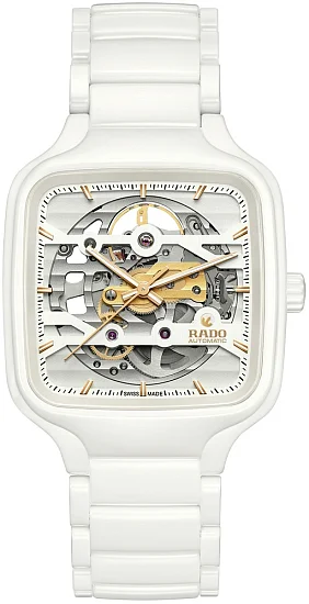 Rado True Square Lady Automatic Skeleton L Plasma Ceramic R27126012