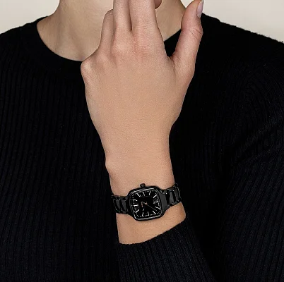 Rado True Square Lady S Black Ceramic R27080172