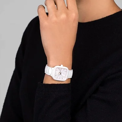 Rado True Square Lady S White Ceramic R27072012