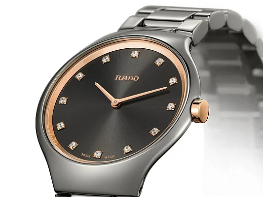 Rado True Thinline Lady Diamonds Quartz S Plasma R27956722