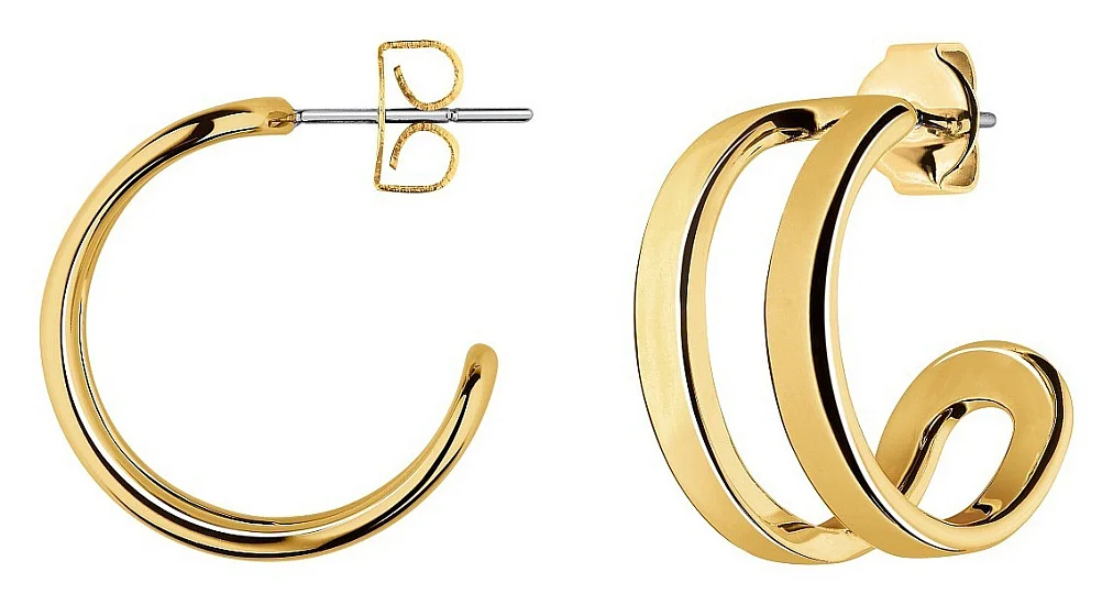 CALVIN KLEIN Bijoux Return Kolczyki PVD KJ0ZJE000100