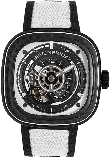 SEVENFRIDAY P3C/07 WHITE CARBON Automatic SF-P3C/07