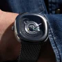  Zdjęcie 4 SEVENFRIDAY PE1/01M Mean Time GMT Automatic Mesh SF-PG1/01M