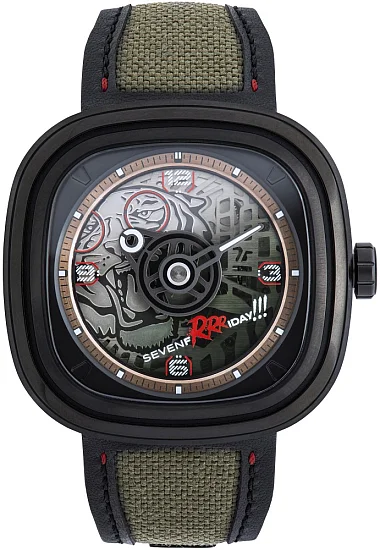 SEVENFRIDAY T3/04 GREEN TIGER Automatic SF-T3/04