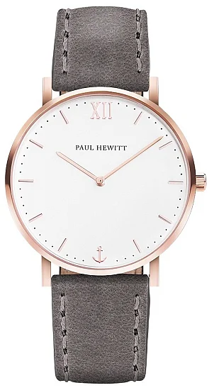 Paul Hewitt Sailor Line Rose White Sand Leather Grey PH-SA-R-ST-W-13M