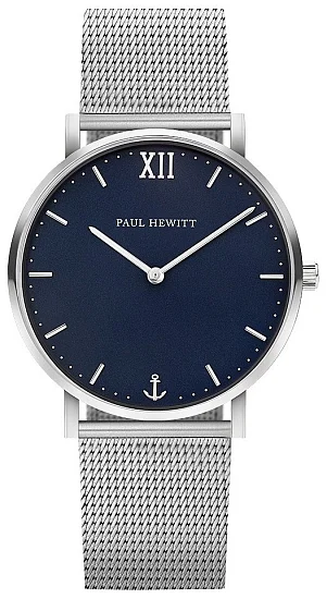 Paul Hewitt Sailor Line Silver Blue Lagoon Mesh Silver PH-SA-S-ST-B-4M