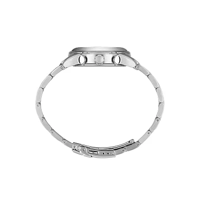 Santa Barbara Polo Legend Quartz Day-Date Navy Blue Dial Steel Bracelet SB.1.10666-2