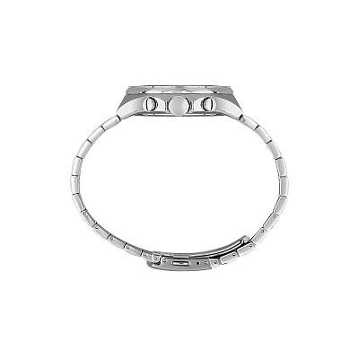 Santa Barbara Polo Legend Quartz Chrono Grey Dial Steel Bracelet SB.5.10005-3