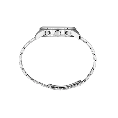 Santa Barbara Polo Legend Quartz Chrono Date Silver Dial Steel Bracelet SB.4.10051-1