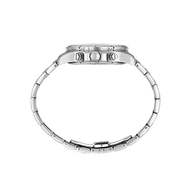 Santa Barbara Polo Legend Quartz Chrono Date Silver Dial Steel Bracelet SB.1.10698-6