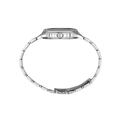 Santa Barbara Polo Noble Quartz Date Black Dial Steel Bracelet SB.4.10037-2