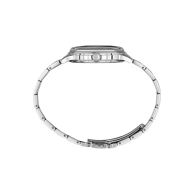 Santa Barbara Polo Noble Quartz Date Blue Dial Steel Bracelet SB.4.10037-5