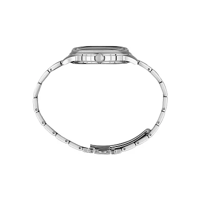 Santa Barbara Polo Noble Quartz Date Silver Dial Steel Bracelet SB.4.10037-1