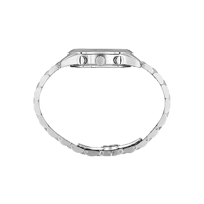 Santa Barbara Polo Legend Quartz Chrono Date Grey Dial Steel Bracelet SB.1.10700-4