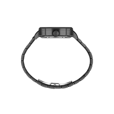 Santa Barbara Polo Luxury Automatic Black Skeleton Dial Black Steel Bracelet SB.5.10006-4