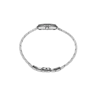 Santa Barbara Polo Unique Lady Quartz Date Silver Dial Steel Bracelet SB.1.10656-1