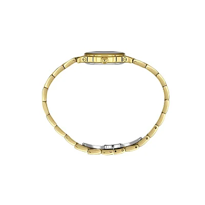 Santa Barbara Polo Unique Lady Quartz Silver Dial Gold Steel Bracelet SB.1.10668-2