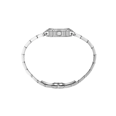 Santa Barbara Polo Unique Lady Quartz Pearl Dial Steel Bracelet SB.1.10685-1