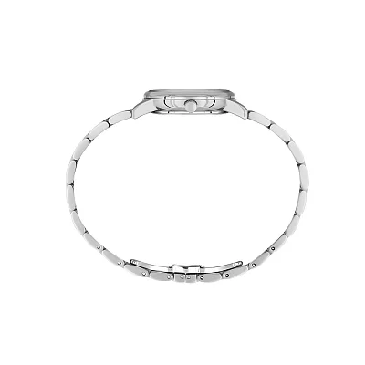 Santa Barbara Polo Unique Lady Quartz Pearl Dial Steel Bracelet SB.1.10695-1