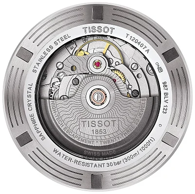 Tissot Seastar 1000 Automatic Powermatic 80 43mm Steel Bracelet Silver Dial T120.407.11.031.00