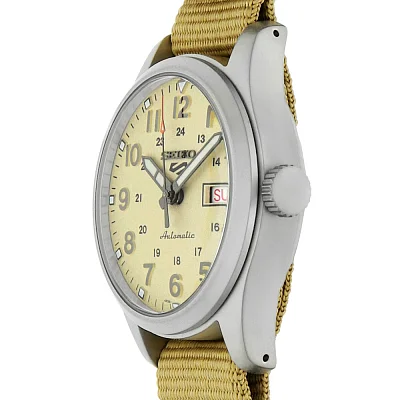 Seiko 5 Sports Automatic 36mm Classic Style NATO Desert SRPJ83K1