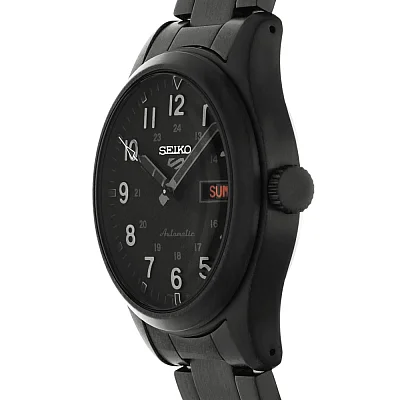 Seiko 5 Sports Automatic 40mm Classic Style Black Edition SRPJ09K1