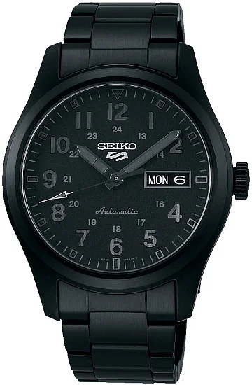 Seiko 5 Sports Automatic 40mm Classic Style Black Edition SRPJ09K1