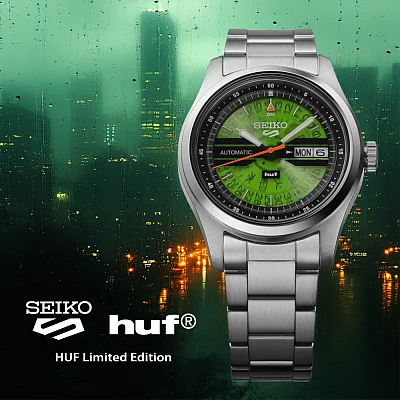 Seiko 5 Sports Automatic 39mm Field Series HUF Limited Edition SRPM09K1