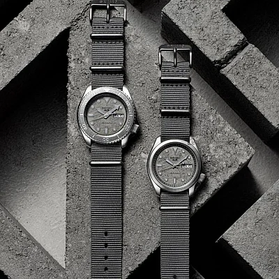 Seiko 5 Sports Automatic 40mm NATO Cement SRPG63K1