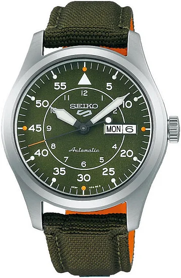 Seiko 5 Sports Automatic 40mm Pilot Style Green SRPH29K1