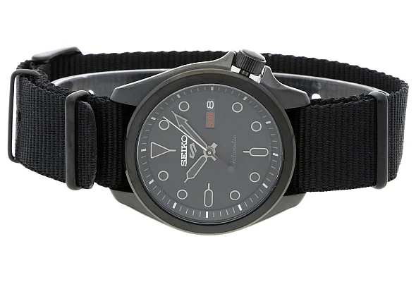 Seiko 5 Sports Automatic 40mm Street Style Black PVD NATO SRPE69K1
