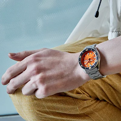 Seiko 5 Sports Automatic 42mm Orange SRPD59K1