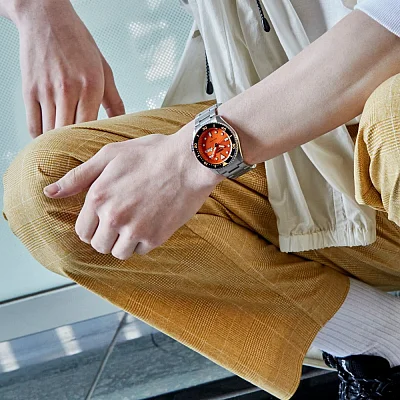 Seiko 5 Sports Automatic 42mm Orange SRPD59K1