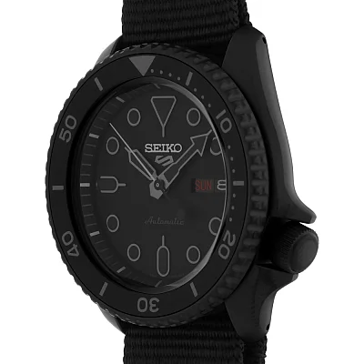 Seiko 5 Sports Automatic 42mm Street Style Black PVD NATO SRPD79K1