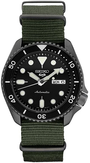 Seiko 5 Sports Automatic 42mm Grey PVD NATO SRPD65K4
