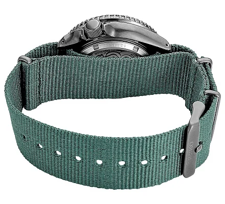Seiko 5 Sports Automatic 42mm Sense Style Grey PVD NATO Avocado SRPD77K1
