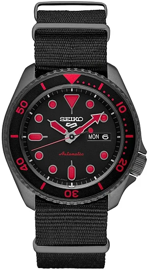 Seiko 5 Sports Automatic 42mm Street Style Black PVD NATO SRPD83K1