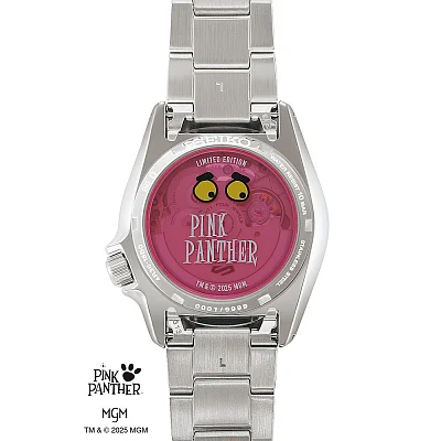 Seiko 5 Sports x Pink Panther Limited Edition Set SRPM07K1