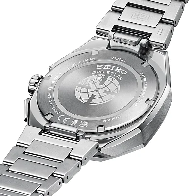 Seiko Astron GPS Solar Dual-Time Black Titanium HAB002J1
