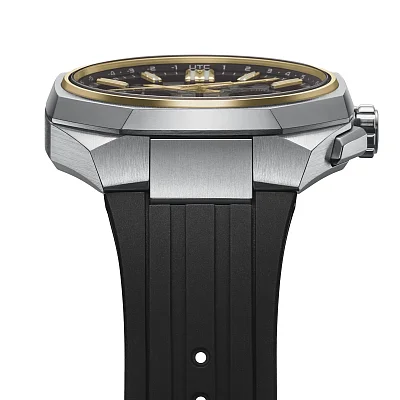 Seiko Astron GPS Solar GMT Titanium Gold PVD Rubber HAB003J1