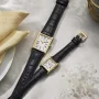  Zdjęcie 2 Seiko Classic Lady Rectangular Sapphire Yellow Gold PVD SWR108P1