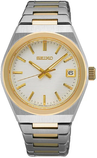 Seiko Classic Lady Sapphire Yellow Gold PVD SUR578P1